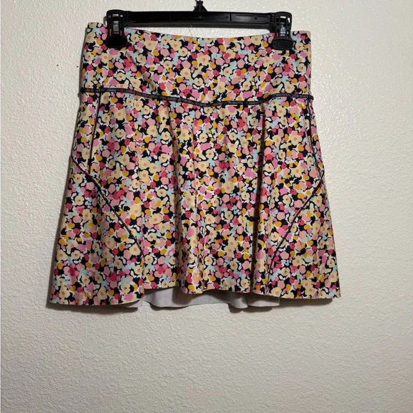 Athleta Floral Mini Skirt with Built-in Shorts - Picture 2 of 5